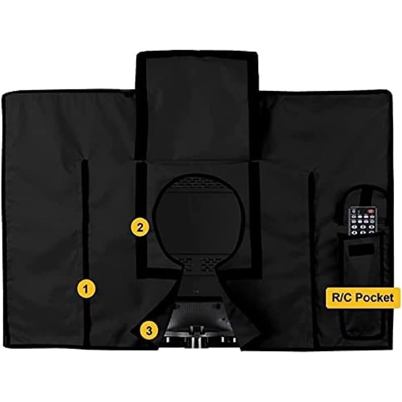 Funda Tv Exterior Outdoor TV Cover, Waterproof Dustproof All Season Weatherproof Protector For Screens Protector Tv Exterior(50-52in)