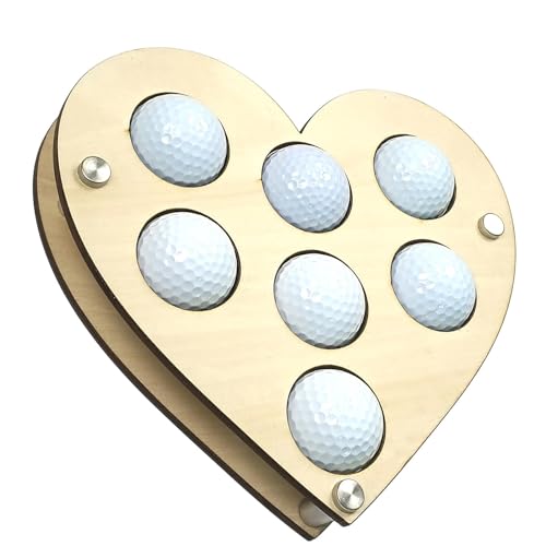 Soporte para bolas de golf de madera ideal para decorar el despacho u oficina