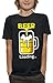 T-Shirt Beer Loading - Kind - größe 7/8 Jahre - Schwarz