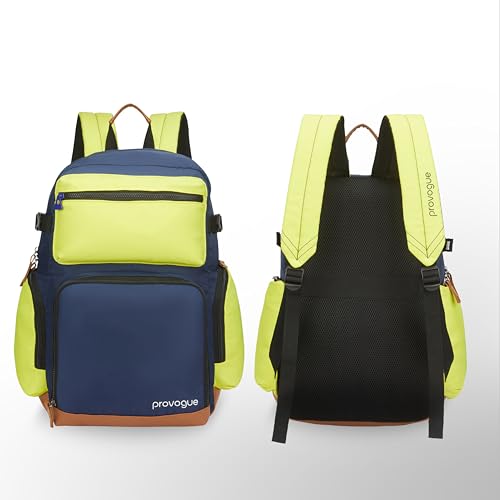 Image of Provogue Zuno 28 litres everyday backpack with 15.6 inch laptop compartment for men and women, stylish contemporary daily use college, office and outdoor bag | With organiser