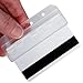 Frosted Rigid Plastic Horizontal Half Card Holder - for Swipe Cards by Specialist ID (1 Pack)