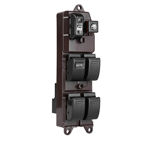 Power Master Window Switch LHD Left Hand Drive 84820AA070 - for Toyota Camry Tacoma Matrix Corolla Scion xA xB - 14 Pins ONLY - AUTO Down, Window Lock（14 Pins）