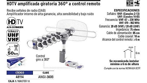 antenas para tv truper marca Volteck (2)
