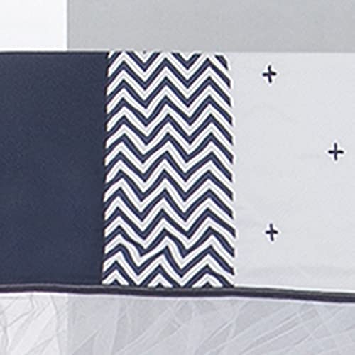 Kit Berço Menino Dinossauros Azul Marinho 10 Peças