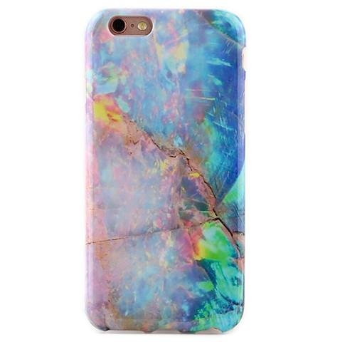 Blue Opal iPhone 6 6s Plus Case Protective Phone Cover (Blue Opal)