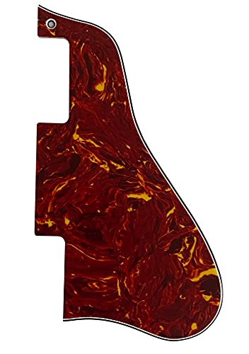 Custom Guitar Pickguard For Gibson ES-335 Style Guitar Pickguard Short (4 Ply Red Tortoise)