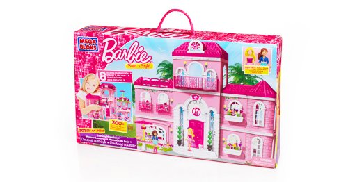 Mega Bloks - Barbie - 80229 - Jeu De Construction - Manoir Luxueux