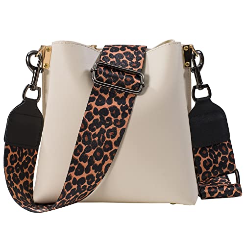 Image of Purse Strap Wide Shoulder Straps, Adjustable Crossbody Bag Strap, Replacement Straps for Women Handbags Canvas(Cheetah)