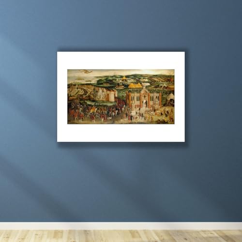 Impression d'art Spiffing Prints tissu d'or sans reflets pour mur lumineux - 5