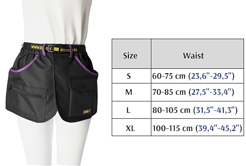 Ceinture d'éducation canine imperméable noire pour garder les mains libres - 4