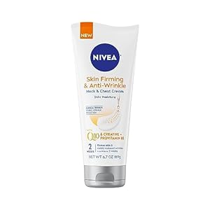 Nivea Skin Firming and Anti Wrinkle Neck and Chest Cream, 24-Hour Moisturizing Body Cream Reduces the Look of Fine Lines and Wrinkles, 6.7 Oz Tube