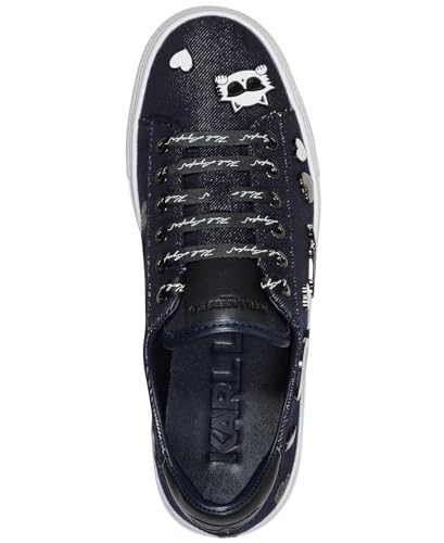 Image of Karl Lagerfeld Women's Cate Pins Lace Up Sneaker