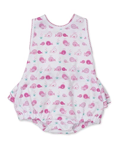 Kissy Kissy Baby Girls Infant Whale Watch Print Bubble