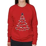 Damen Sweatshirt Thunderbirds Christmas Tree Gordon Tracy Women\'s Sweatshirt