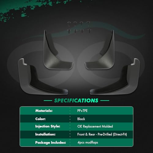 Image of SCITOO Mud Flaps Fit for Ford Focus 2013-2014