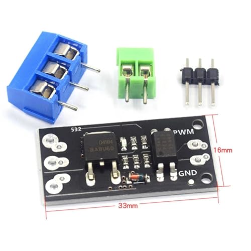 Módulo MOSFET FR120N 100V 9.4A placa de circuito de control para conmutación electrónica de motor 4