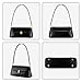 WEIMZC Shoulder Bag for Women Vintage Purse Fashion Classic Vegan Leather Clutch Tote Retro Handbag with Buckle Closure(Black)