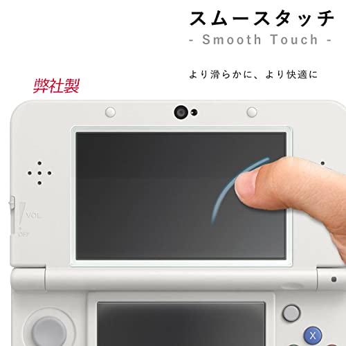 RDFJ New 3DS Screen Protector Anti-Scratch Tempered Glass Film Shield Games Console Accessories for New 3DS (for NEW 3DS)