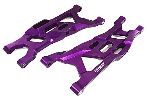 Integy RC Upgrades for Axial, Billet Machined Alloy Front Lower Arms for Axial 1/8 Yeti XL Rock Racer Buggy