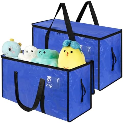 Romon Bolsas de Mudanza, 2 Pack 72 L Bolsa de Almacenamiento Extr...