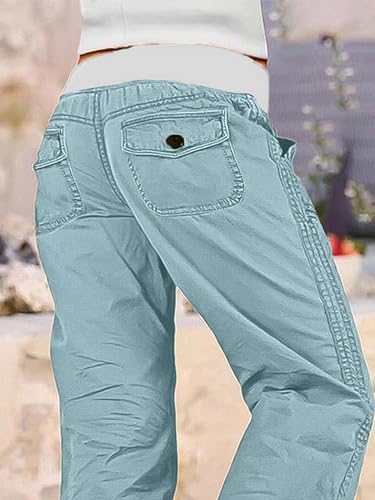Image of Flamingals Straight Leg Drawstring Pants for Women