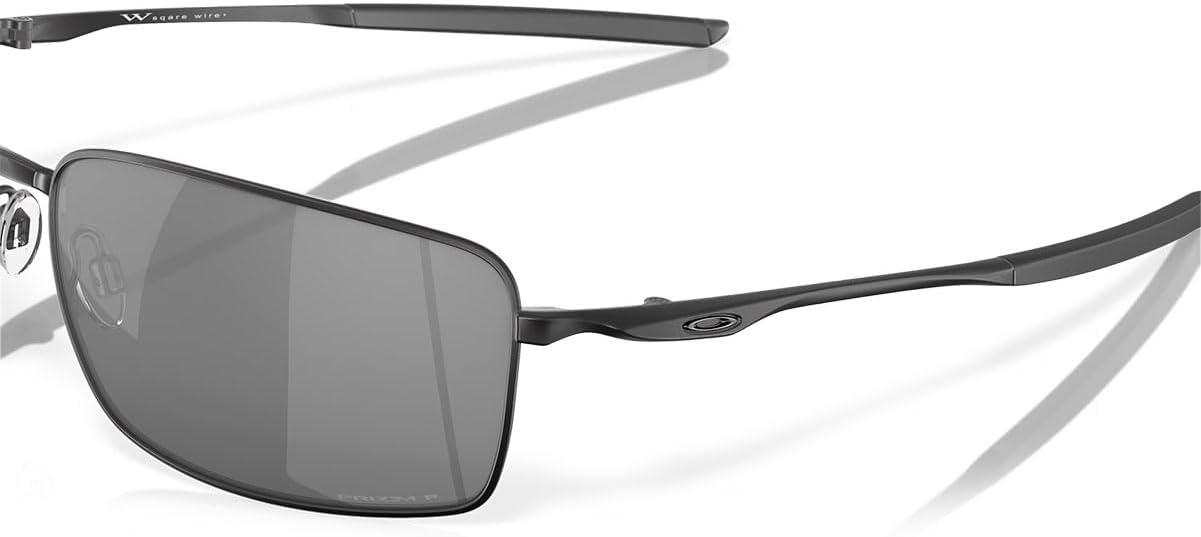Oakley SI Square Wire Blackside w/Prizm Black Polarized Eyewear (OO4075-1260)