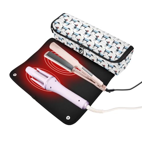 Bolsa para herramientas de cabello con diseño Dachshund miniatura 2
