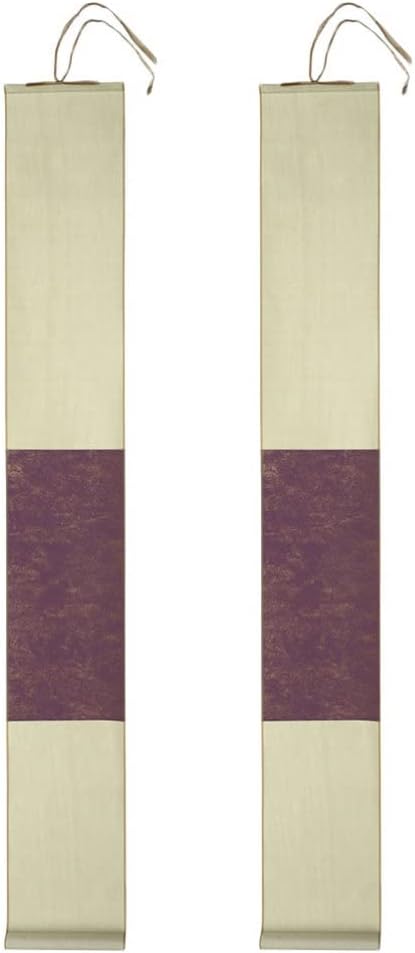 Milisten Chinese Calligraphy Xuan Paper Scroll 56.29X7.87 Inch Blank Painting Scroll for Ink Sumi Watercolor Art Wall Decoration