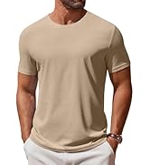 COOFANDY Men's T Shirt Short Sleeve Crew Neck T-Shirt Casual Summer Classic Basic Tee Shirts