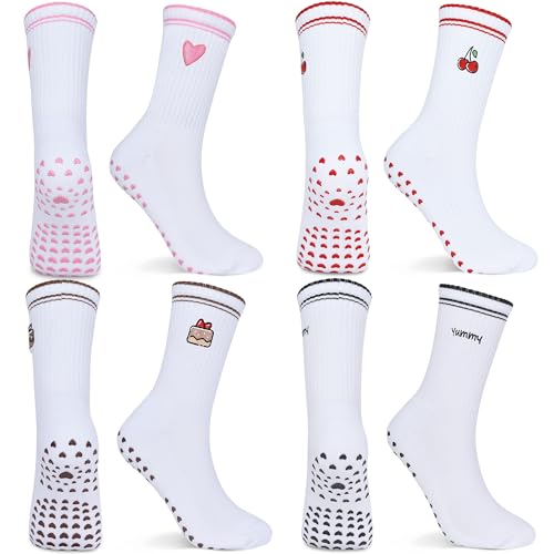 Image of Grip Non-slip Cute Pilates Socks for Yoga,Barre,Reformers US Shoe Sizes 5-11