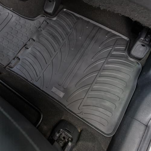 TRAVALL Rubber Car Mats (set of 4) compatible with Kia Sorento (2014-2020) 6 TRAVALL Rubber Car Mats (set of 4) compatible with Kia Sorento (2014-2020) - Image 6