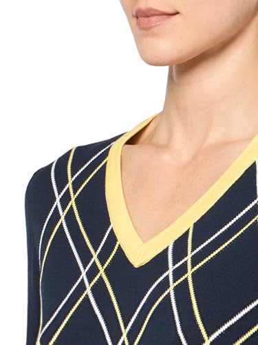 Image of Tommy Hilfiger Womens Classic Fit Lightweight V-Neck Sweater