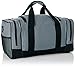 Everest Sporty Crossover Duffel Bag, Dark Gray, One Size