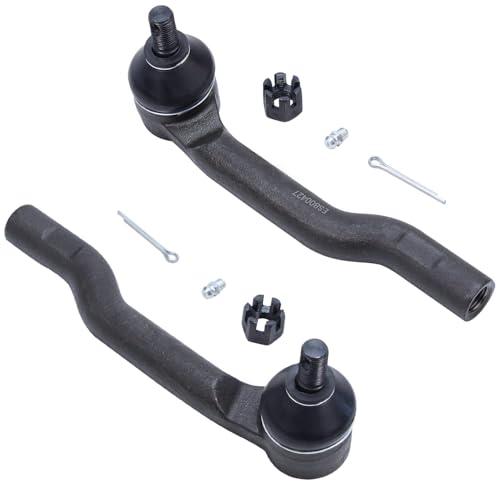 Image of Detroit Axle - 8pc Front End Kit for 1999-2004 Chevrolet Tracker Suzuki Vitara, 2 Lower Control Arms with Ball Joint Assembly 4 Inner Outer Tie Rod Ends 2 Boots 2000 2001 2002 2003 Replacement