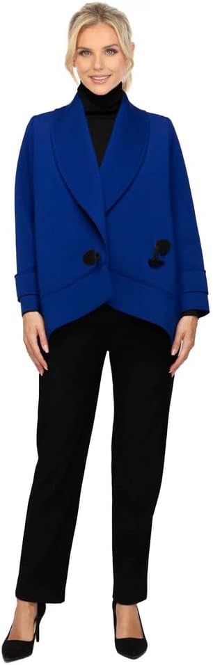 IC Collection Techno Stretch Knit Shawl Collar Jacket