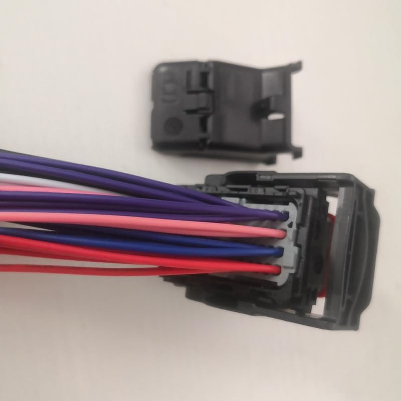48 Pin/Way ECU Female Connector Plug with Wire Harness Cable Cover for 5007620481 Automotive Central Contral System 643201311 - (Color Name: 1pcs)