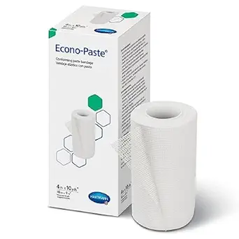 Hartmann 47400000 Econo-Paste Conforming Zinc-Oxide Paste Bandage, Latex-Free, 4