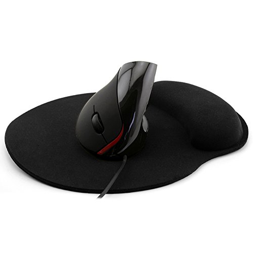 Ergonomic Vertical Mouse Optical Usb Wired Mice 1600 Dpi 5 Buttons Gaming Mouse For Laptop Computer With 5.58Ft Cord (For Small Hands) - Black #TOP7