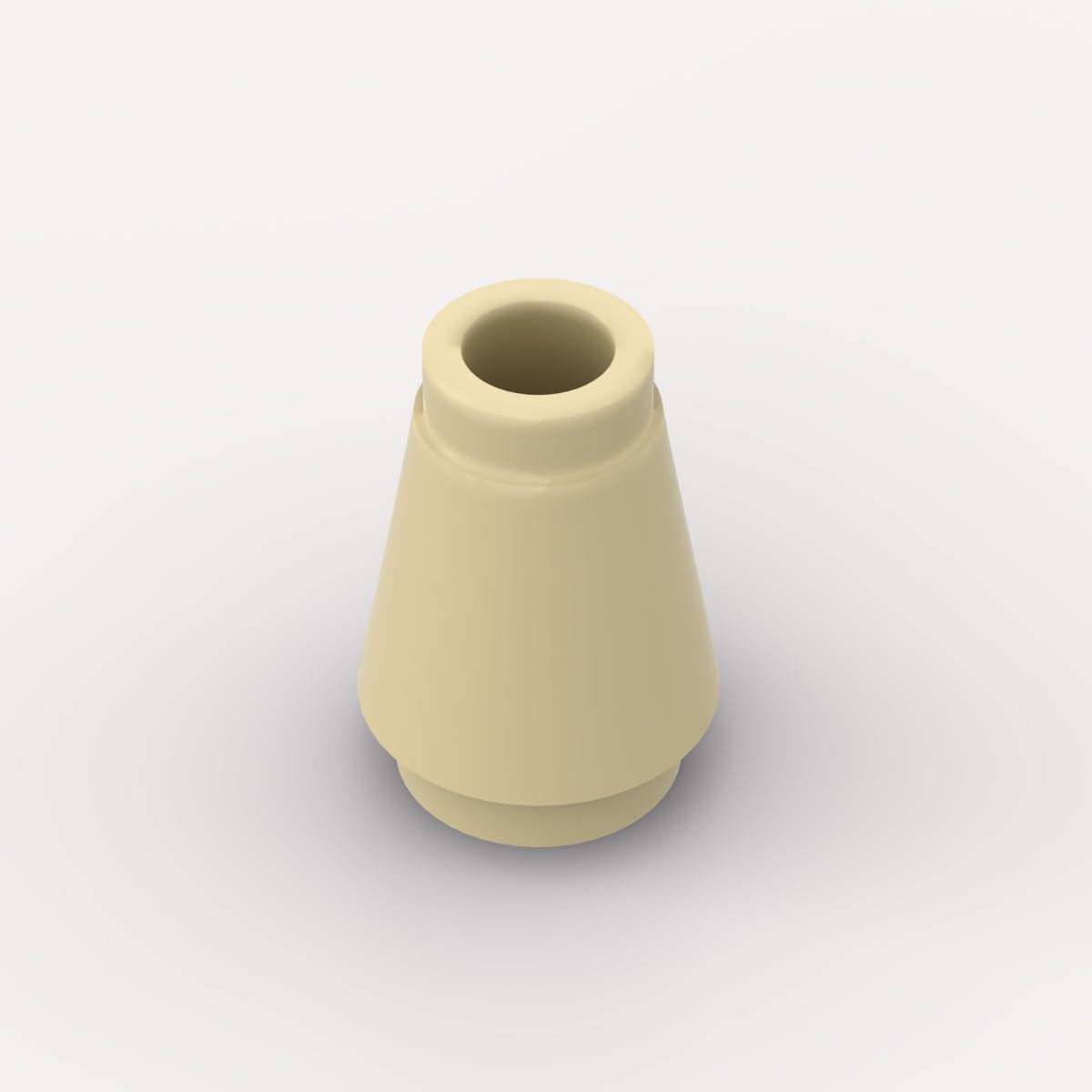 Classic Green Cone Bulk, Cone 1x1 with Top Groove 300 Piece, Compatible with Lego Parts Cone 1x1 Green (Color: Green)