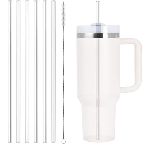 Chumix 6 Stück Strohhalm Stanley Cup 30 oz/40 oz Strohhalme Lang 30.5cm