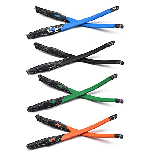 Patas de goma Oakley Crosslink Sweep repuestos de patillas gafas marco negro naranja verde azul