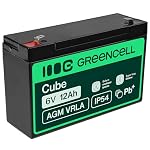 Green Cell – Green Cell AGM 6V 12Ah VRLA Bleiakku für Kassen, Waagen, Kin
