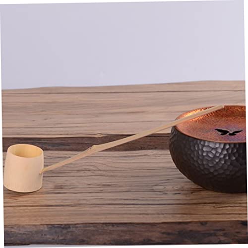 Cuchara de té de madera mini scoop para accesorios de ceremonia matcha 6