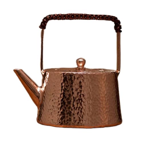 Bouilloire en cuivre gravée à la main pour le thé et le café d'exception - 7