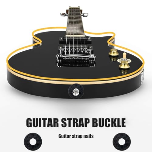 EYVRPAU 10 Stück Gitarrengurt Schlösser Gurtblöcke Silikon Gitarrengurt Blöcke Gitarre Strap Locks Gitarren Gurt Schlösser Gitarrengurt Blöcke Gurtschlösser Gummi Gitarren Gurt Blöcke Gitarren Schutz