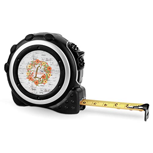Cinta métrica personalizada con diseño floral 16 ft miniatura 1