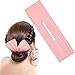 Creatore di Panini Abili per Capelli Fascia di Capelli a Clip Magica Strumento per Capelli Chignon a Ciambella Creatore di Acconciature con Torsione Francese per Donne (Motivo Rosa)