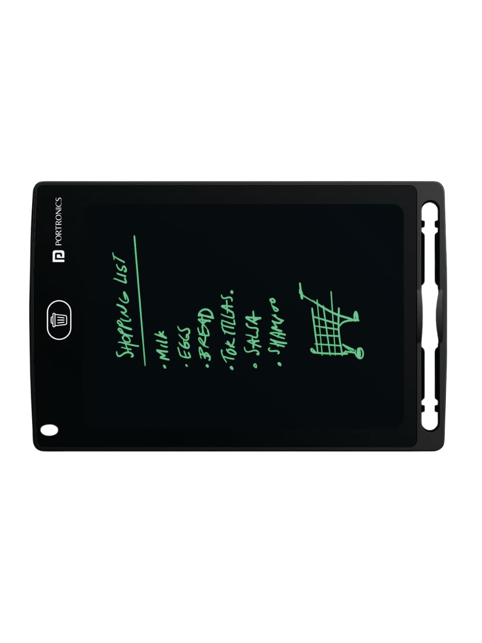 8.5e re-writable lcd writing pad with screen 21.5cm (8.5-inch) for drawing, playing, handwriting gifts for kids & adults,(black)