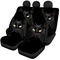 Universele Autostoel Covers Pinguïn Print Autostoelhoezen - Volledige Set Voor Auto, SUV, Truck | Universele Pasvorm Met Luchtbag Compatibiliteit Auto Interieur Accessoires