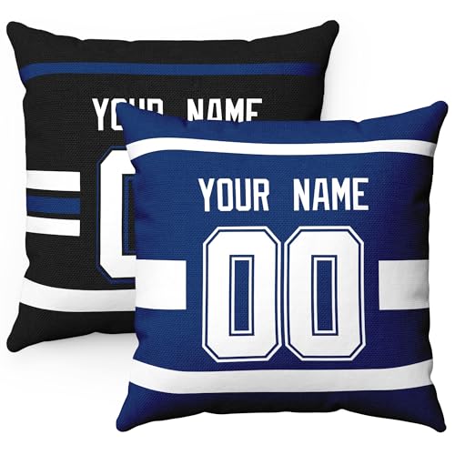 Image of ANTKING Tampa Bay Throw Pillow Personalized Custom Any Name and Number for Men Women Boy Gifts